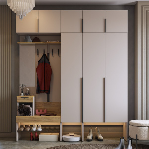 Прихожая Баско К7 кашемир/дуб крафт золотой