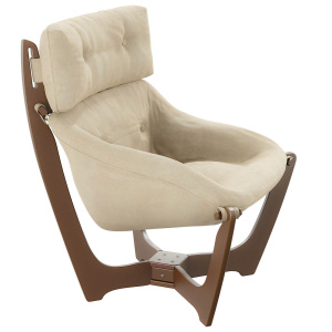 Кресло для отдыха Модель 11 орех антик/Ultra Sand