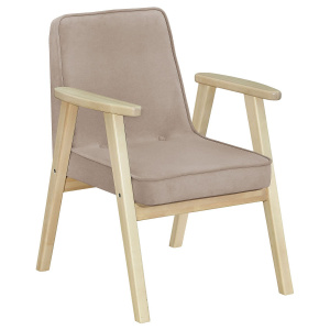 Кресло отдыха Ретро CATANIA LATTE/Бесцветный