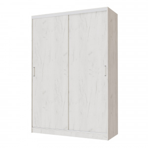 Шкаф-купе Неаполь 1,5 Дуб крафт белый
