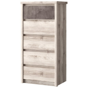 Комод 5S/56 JAZZ Каштан найроби/Оникс