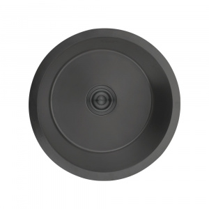 Мойка врезная d45 ЧЕРНЫЙ AFLORN (3.0х220) выпуск 3 1/2 с сифоном