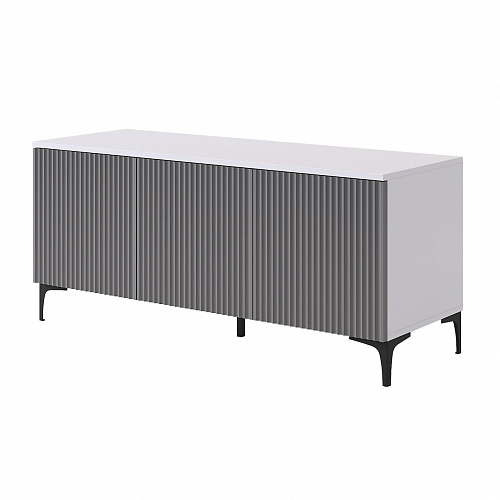 Тумба Зефир 115.01 белое дерево/серый (эмаль)