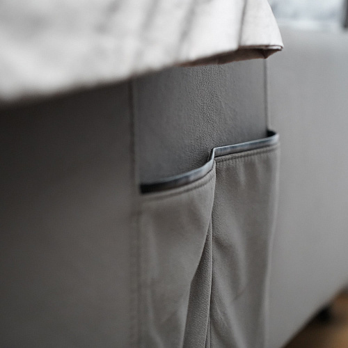 Кровать с подъемным механизмом Венеция 1400 Графит Софт