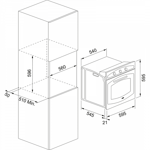 Духовой шкаф Franke FCO 82 H MB 116.0696.547