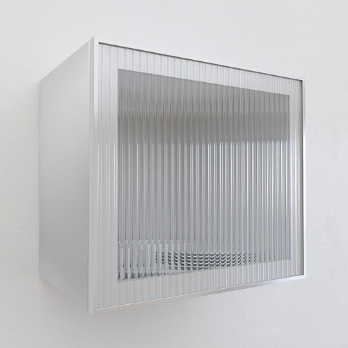 Фасад со стеклом из алюминиевого профиля 500х450