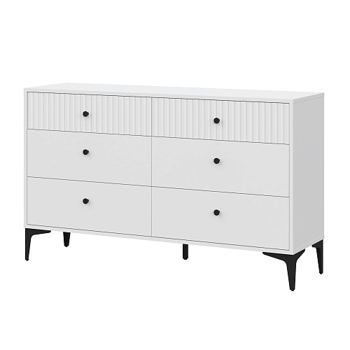 Комод НК MOON 6-ящиков КМ-3.1 Белый