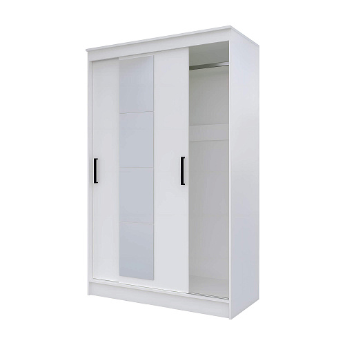 Шкаф-купе ЭЛЕГАНТ 7 Белый гладкий