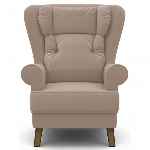 Кресло отдыха Комфорт-2 CATANIA LATTE/Орех