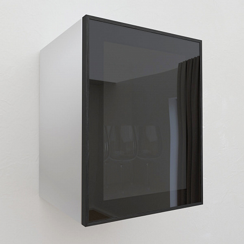 Фасад со стеклом из алюминиевого профиля 350х450