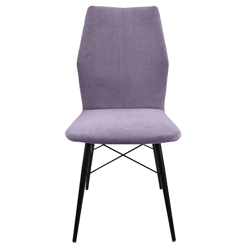 Стул Модена Люкс черный муар/Катания Лавендер