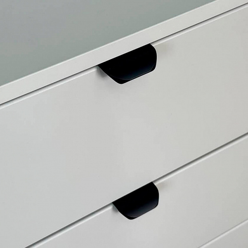 Комод Рич кашемир/фрапучино матовый/черный