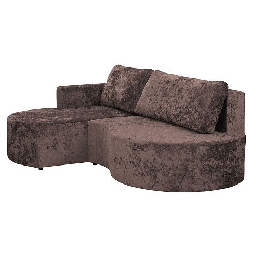 Угловой диван Каир (правый) PLUSH CHOCOLATE