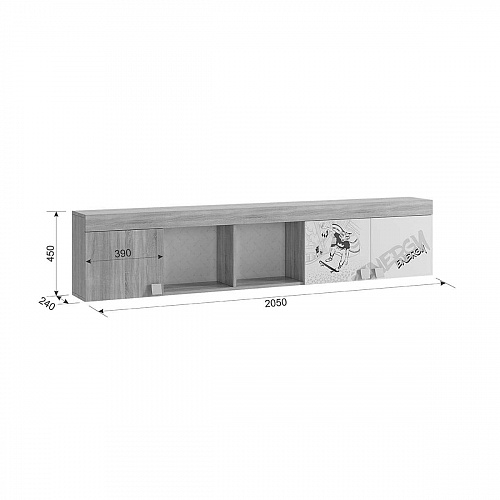 Набор детской мебели Энерджи К1 дуб сонома/белый