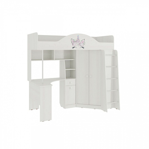 Набор детской мебели Фэнтези 2 белый рамух