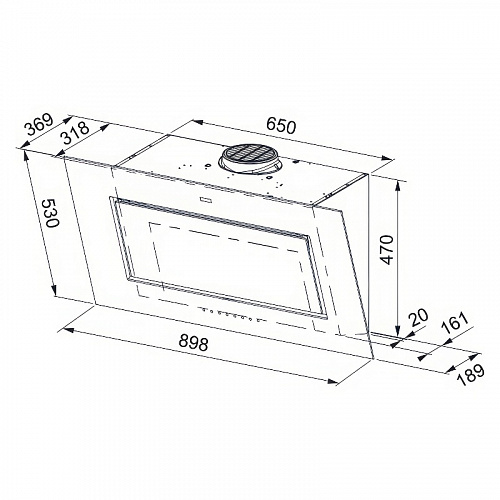 Вытяжка Franke FMY PER PRO BK F90 330.0682.354