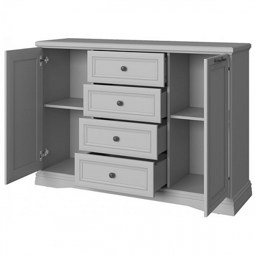 Комод VALENCIA 2D4S Серый