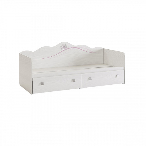 Кровать детская Фэнтези белый рамух