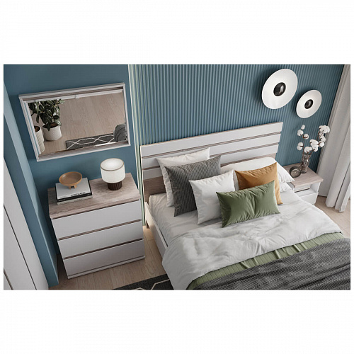 Кровать с подъемным механизмом LIMA 140 Персидский жемчуг/Мадура