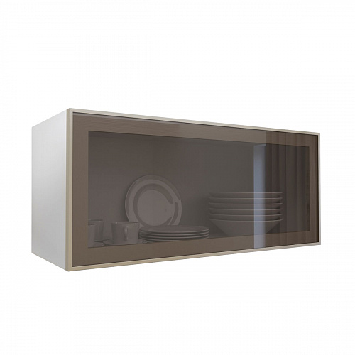 Фасад со стеклом из алюминиевого профиля 800х350