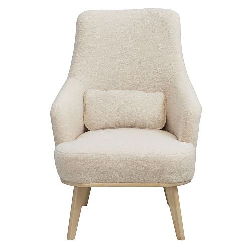 Кресло Комфорт-5 Высокая спинка BARNI CREAM/Бесцветный