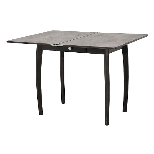 Стол обеденный раскладной нога бочонок Венге/Бетао матовый