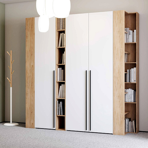 Стеллаж торцевой Ренн Дуб светлый натуральный