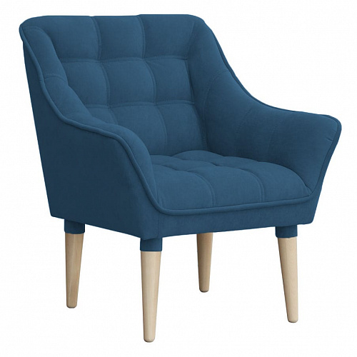 Кресло отдыха Комфорт-8 ULTRA DENIM/Бесцветный (Лак)