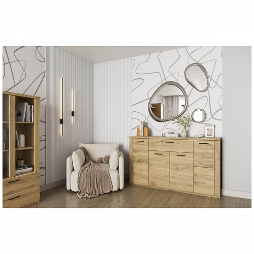 Тумба DOORSET 4D1S Дуб наварра