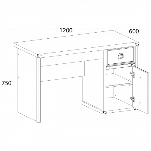 Набор детской мебели MAGELLAN №2 Сосна винтаж