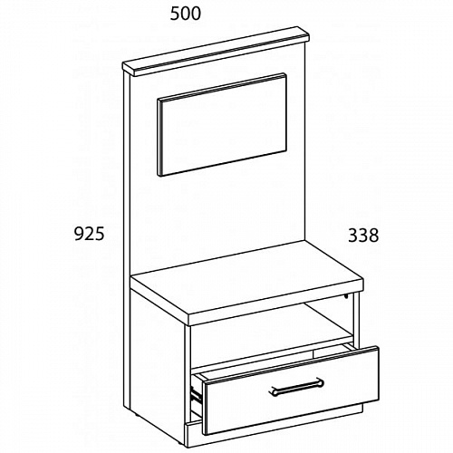 Спальный гарнитур JAGGER Дуб монастырский/Черный