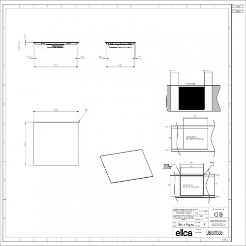 Индукционная варочная панель ELICA PRF0199862