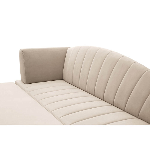 Кухонный диван Прага с углом Мелисса 02 Бежевый левый