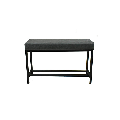 Банкетка Лофт черный муар/Pluton 101