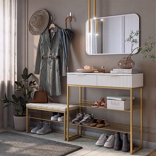 Зеркало Фортуна 3 белый