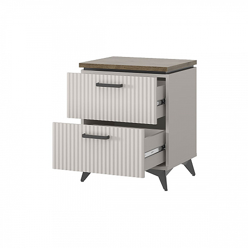 Тумба прикроватная VINATI 2S ПЕРСИДСКИЙ ЖЕМЧУГ/АМАРОК