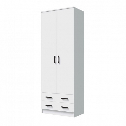 Шкаф Дуэт Белый гладкий