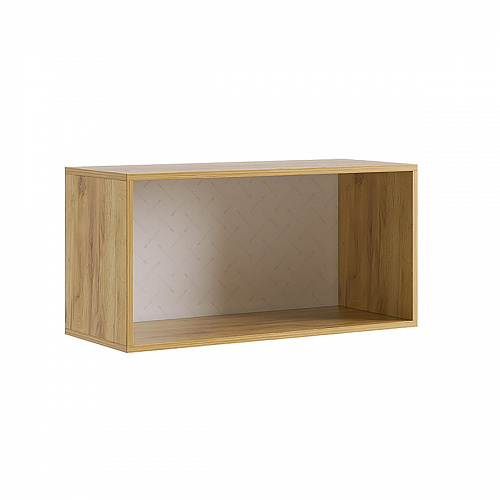 Антресоль двухдверная Бери дуб крафт золотой/графит