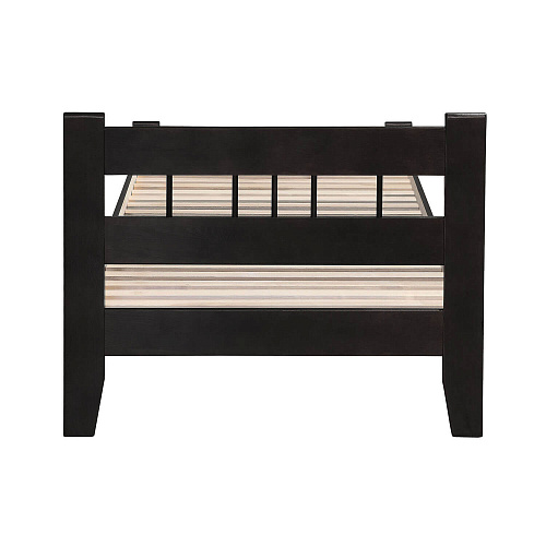 Кровать односпальная Массив-2Н 1,2 маленькая спинка Венге