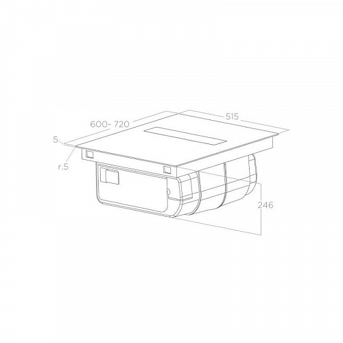 Встраиваемые индукционные панели ELICA NIKOLATESLA FIT XL BL/A/83-PRF0179476