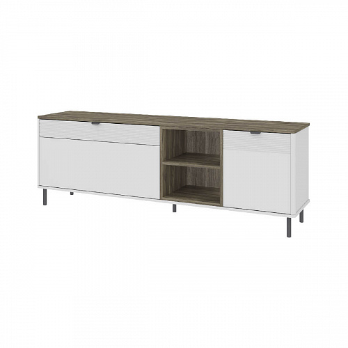 Тумба RTV SIMPLE 2D1S2N Белый/Монте/Джелато