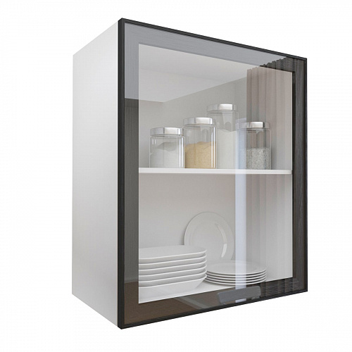 Фасад со стеклом из алюминиевого профиля 600х700