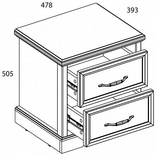 Спальный гарнитур TOSCANA NEW Персидский жемчуг/Каньон