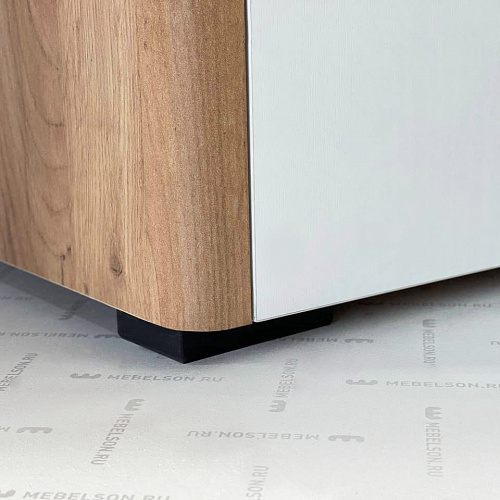 Шкаф трехдверный Адам дуб крафт золотой/белое дерево