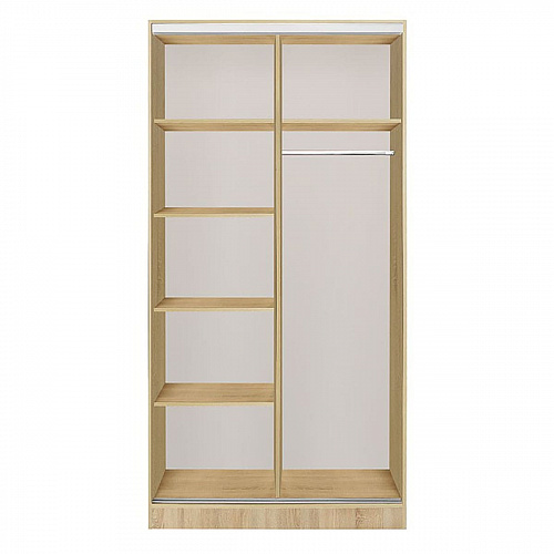 Шкаф-купе 2-х дверный 1210х590 ВАРИАНТ 2 Дуб сонома