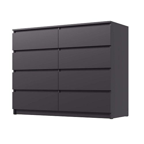 Комод ВЕГА Люкс 8Я Графит