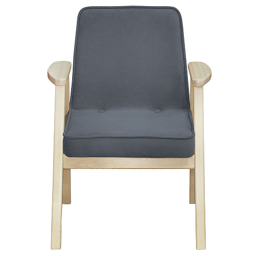 Кресло отдыха Ретро CATANIA GRAPHITE/Бесцветный