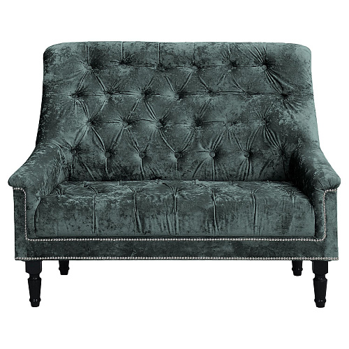 Диван ПРАДО PLUSH DUSTY GREEN/Венге