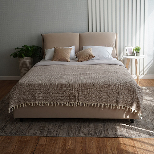 Кровать с подъемным механизмом Венеция 1800 Бежевый Софт