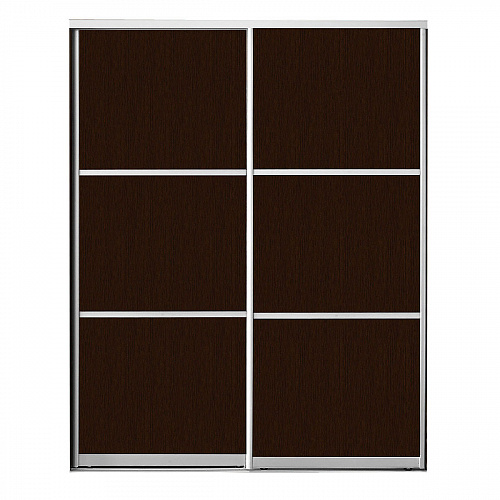 Шкаф-купе 2-х дверный 1755х590 ВАРИАНТ 3 Венге